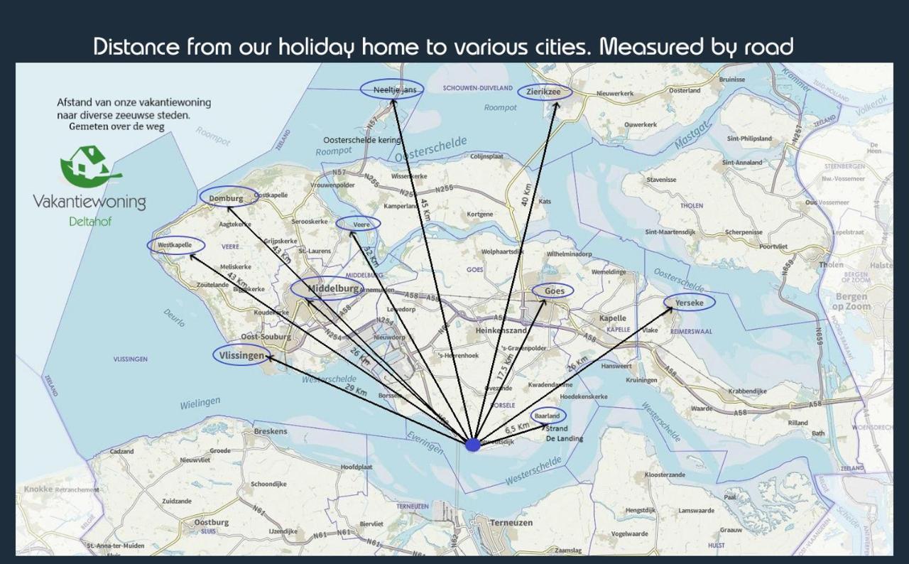 Vakantiewoning Deltahof Ellewoutsdijk 외부 사진
